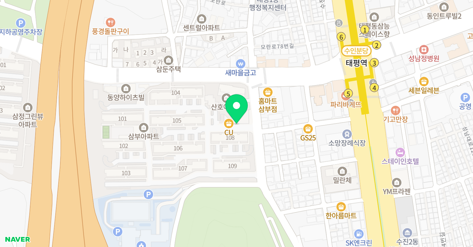 삼부 음악학원 위치