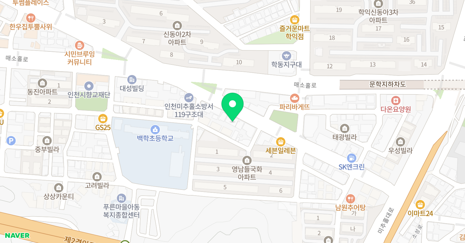 지오 무용댄스학원 위치