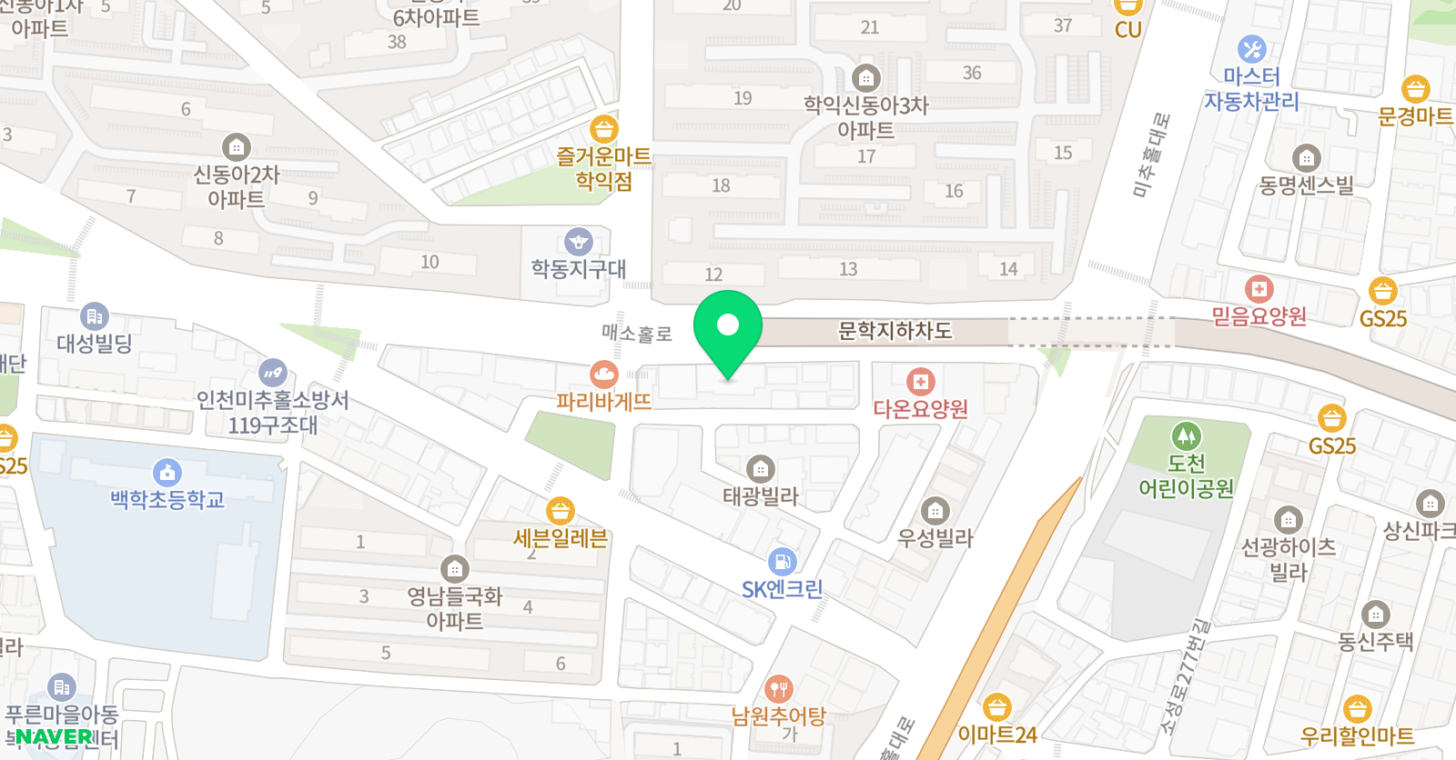 하늘 미술교습소 위치