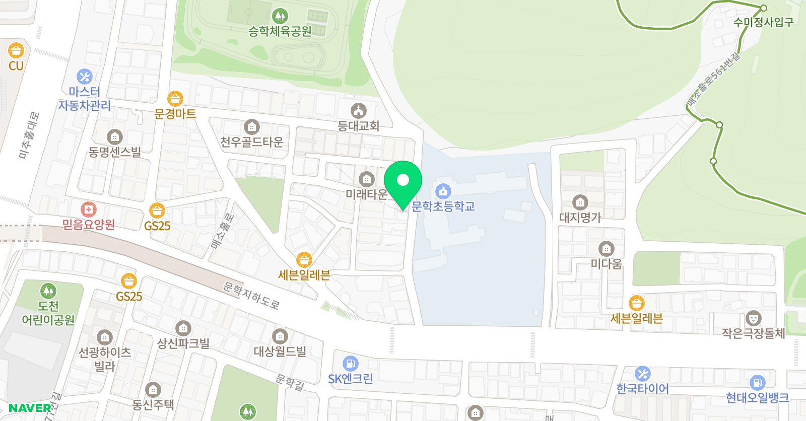 지쌤 공부방 위치