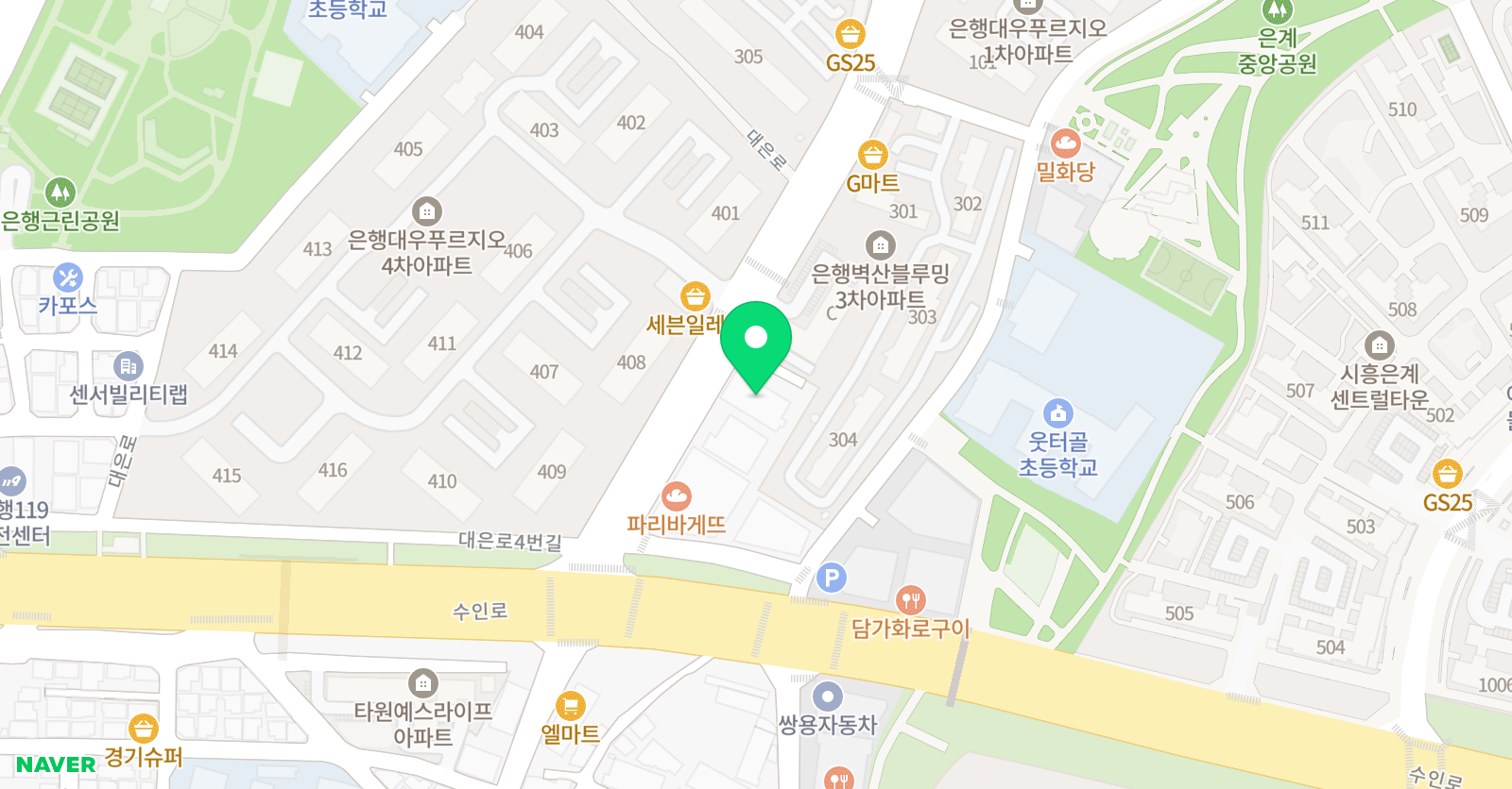 마인드풀 영어학원 위치