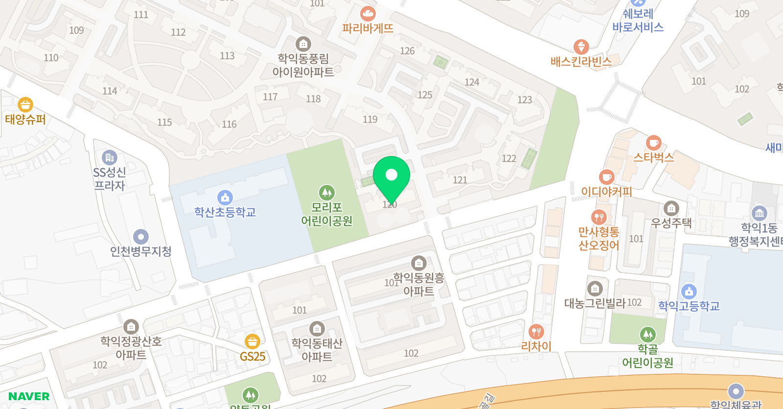 윤선생 우리집앞영어교실 학산초캠퍼스 위치