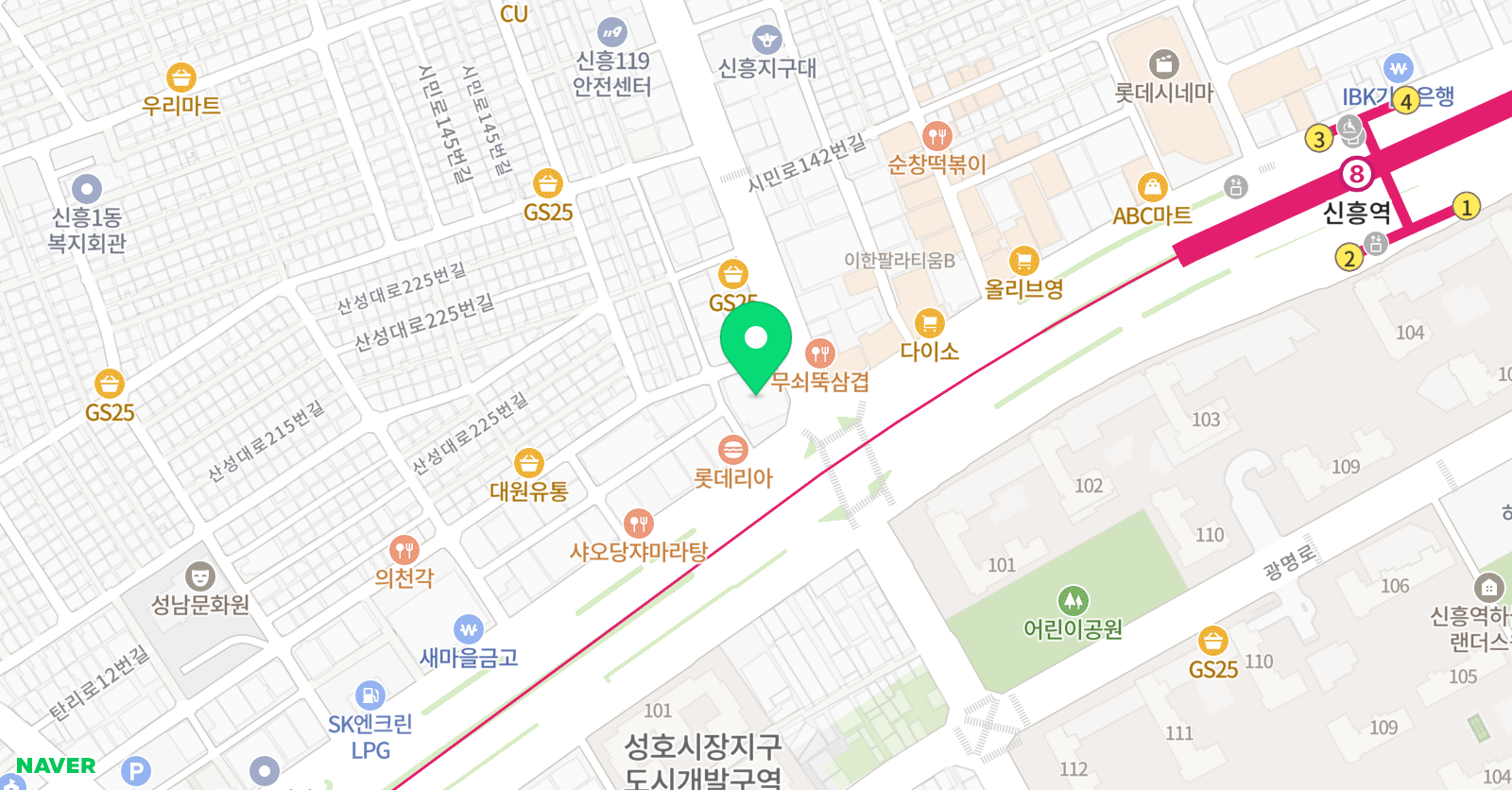 애니팝 만화학원 위치