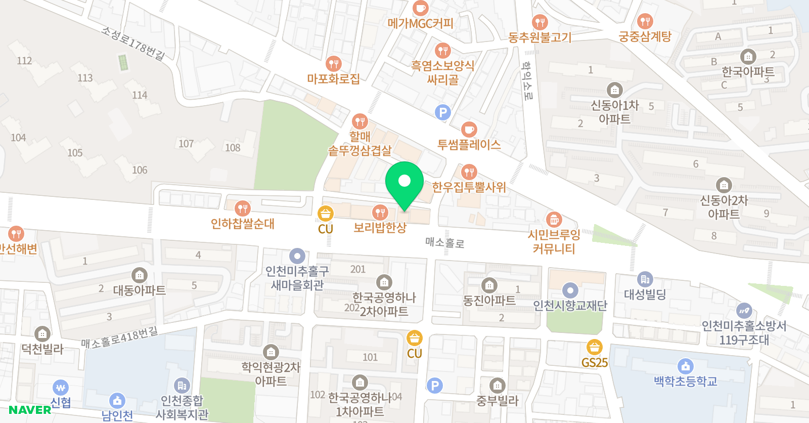 아이비 미술학원 위치