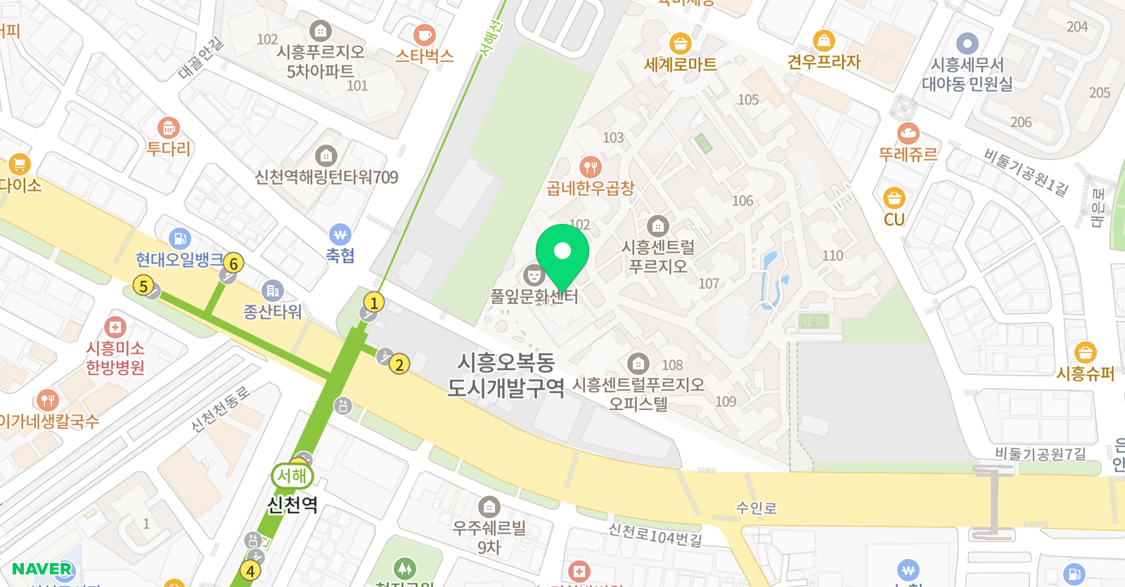 은쌤 수학교습소 위치