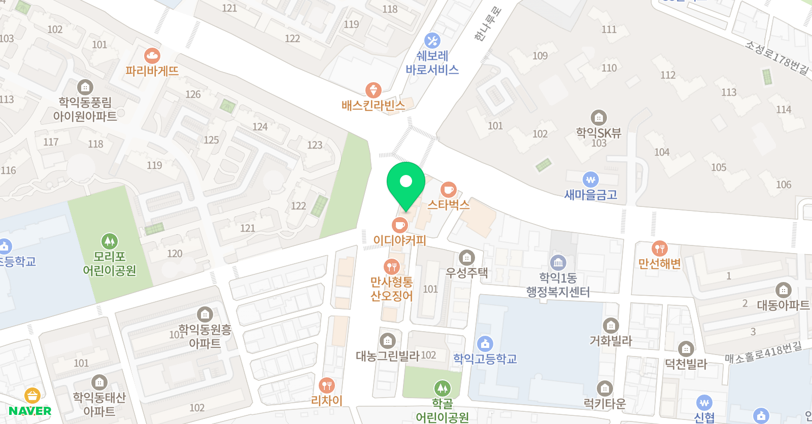 모두 다미술학원 위치