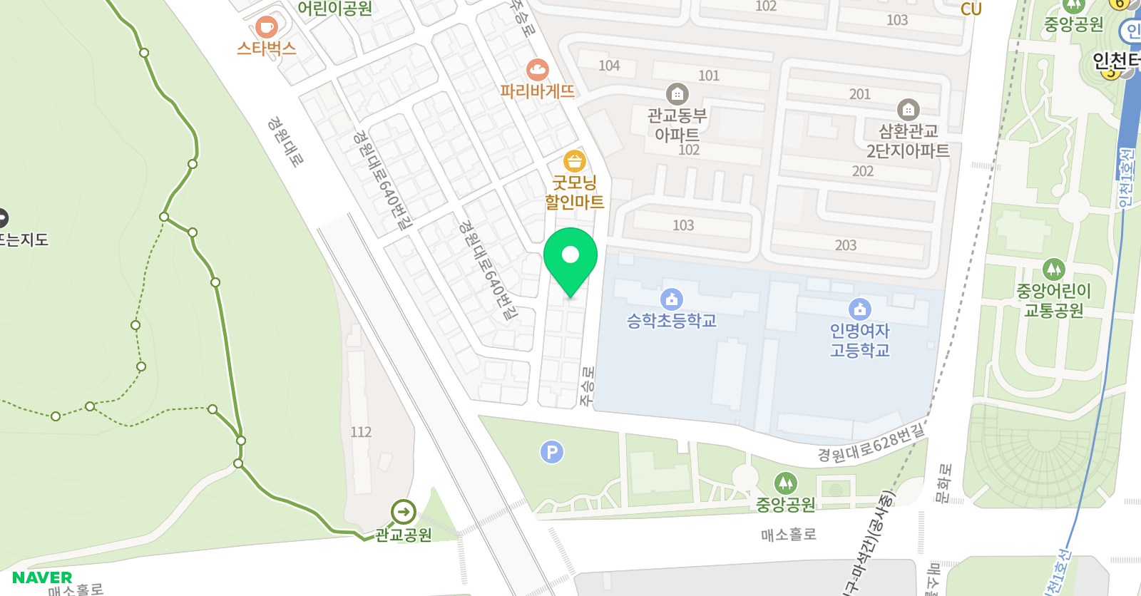 아트엠 미술학원 위치