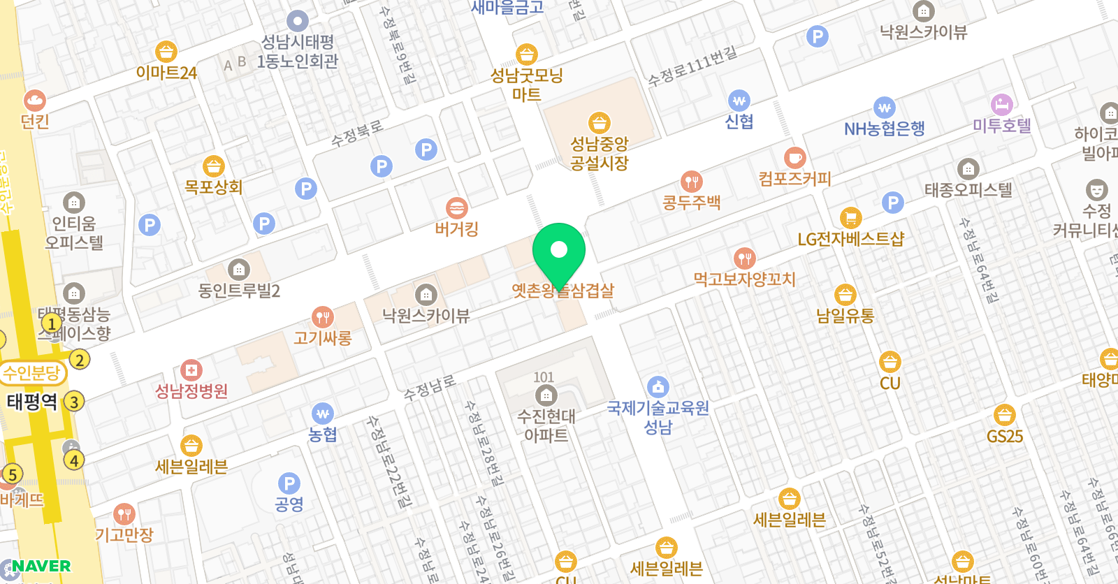 엠티에스 국영수과전략적입시학원 위치