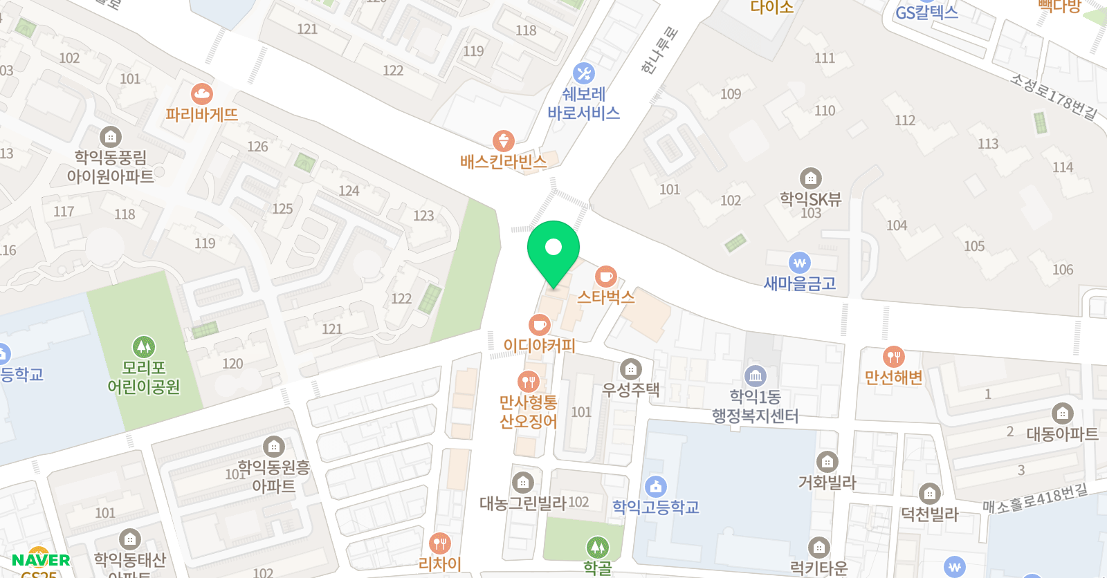 세이브 수학학원 위치