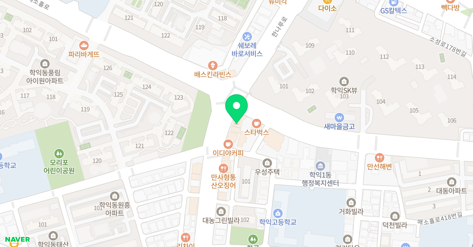 버니 댄스학원 위치