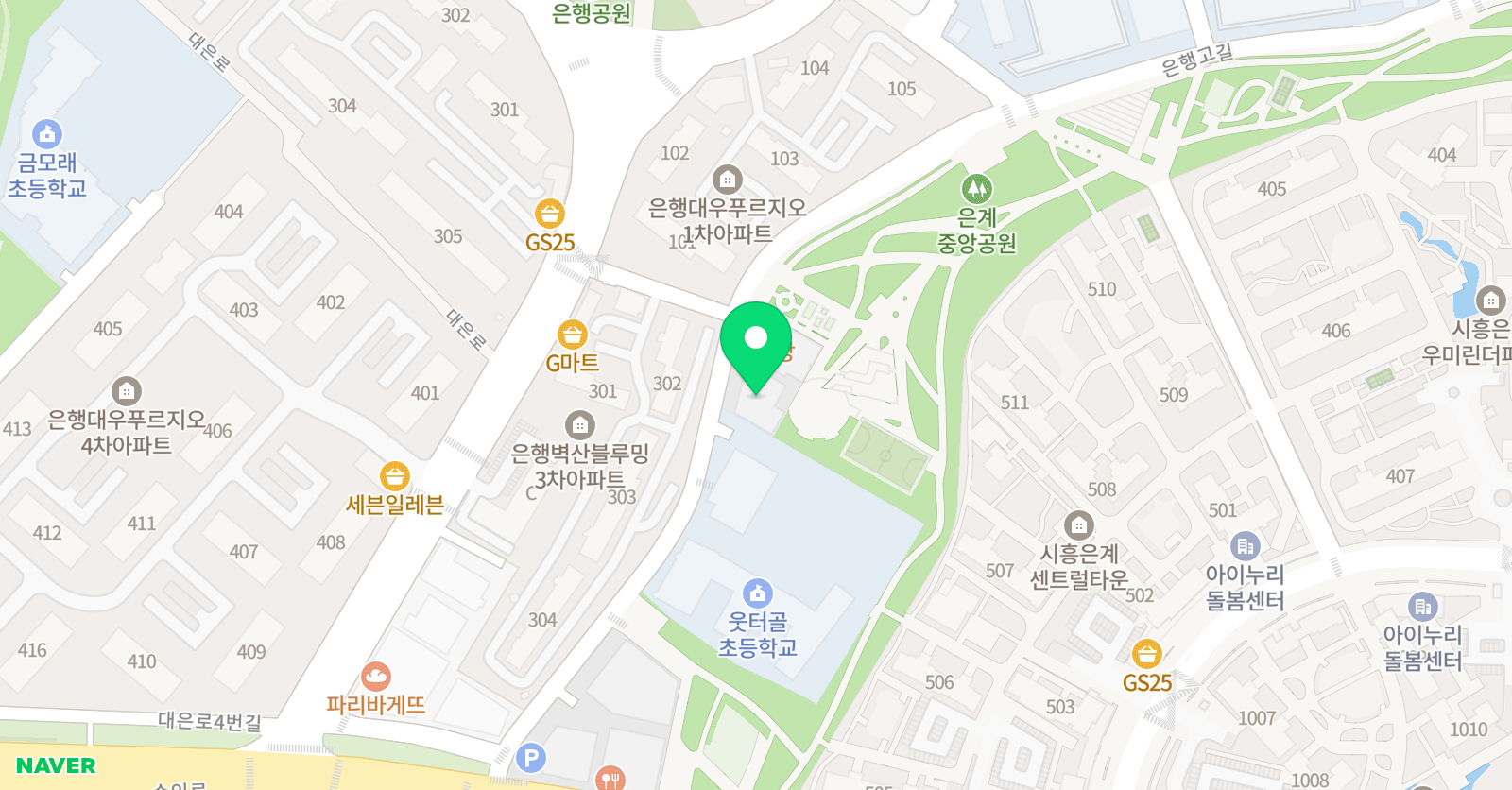 임정원 음악학원 은행동점 위치