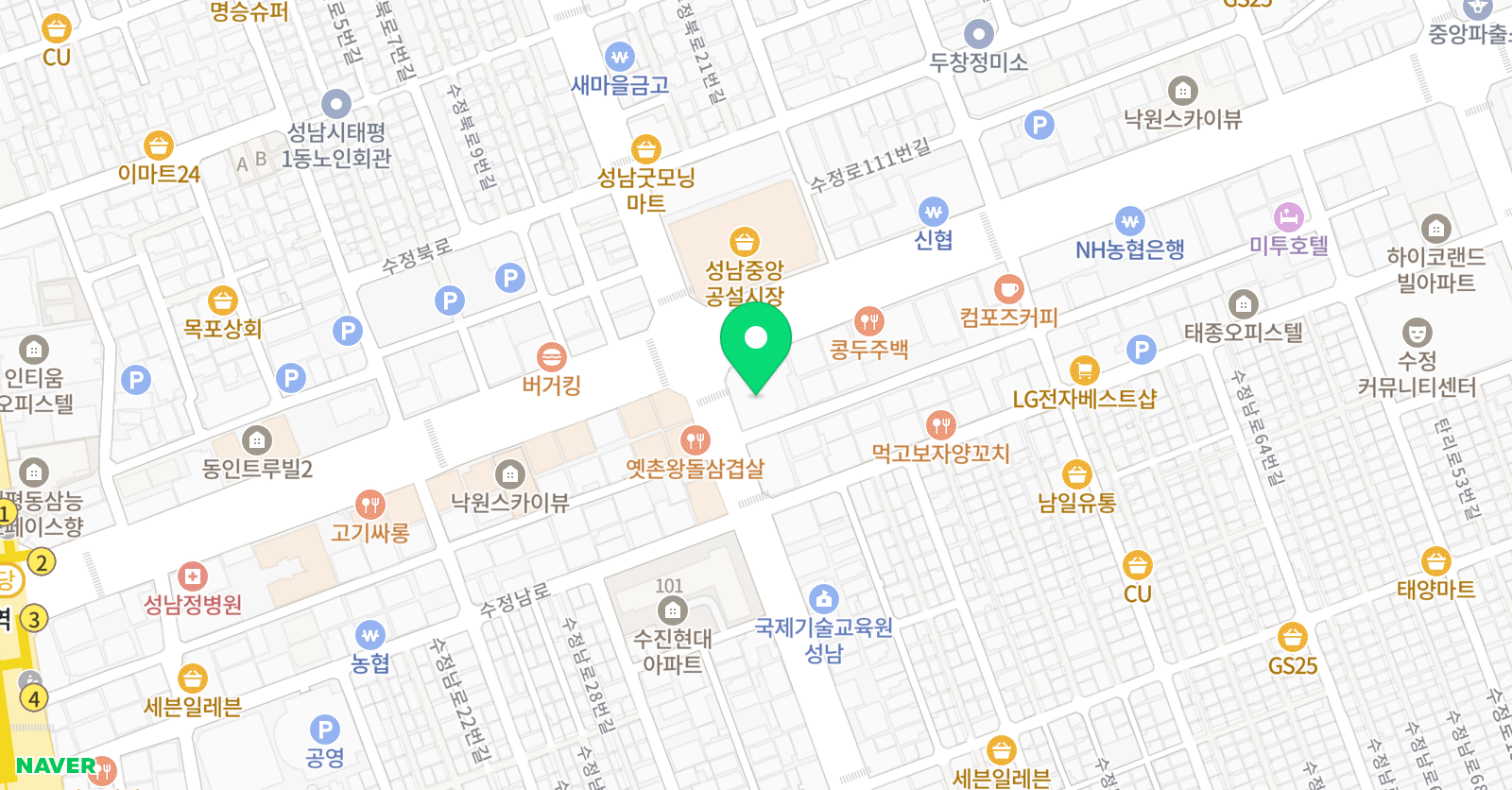 리버티 영어회화 위치