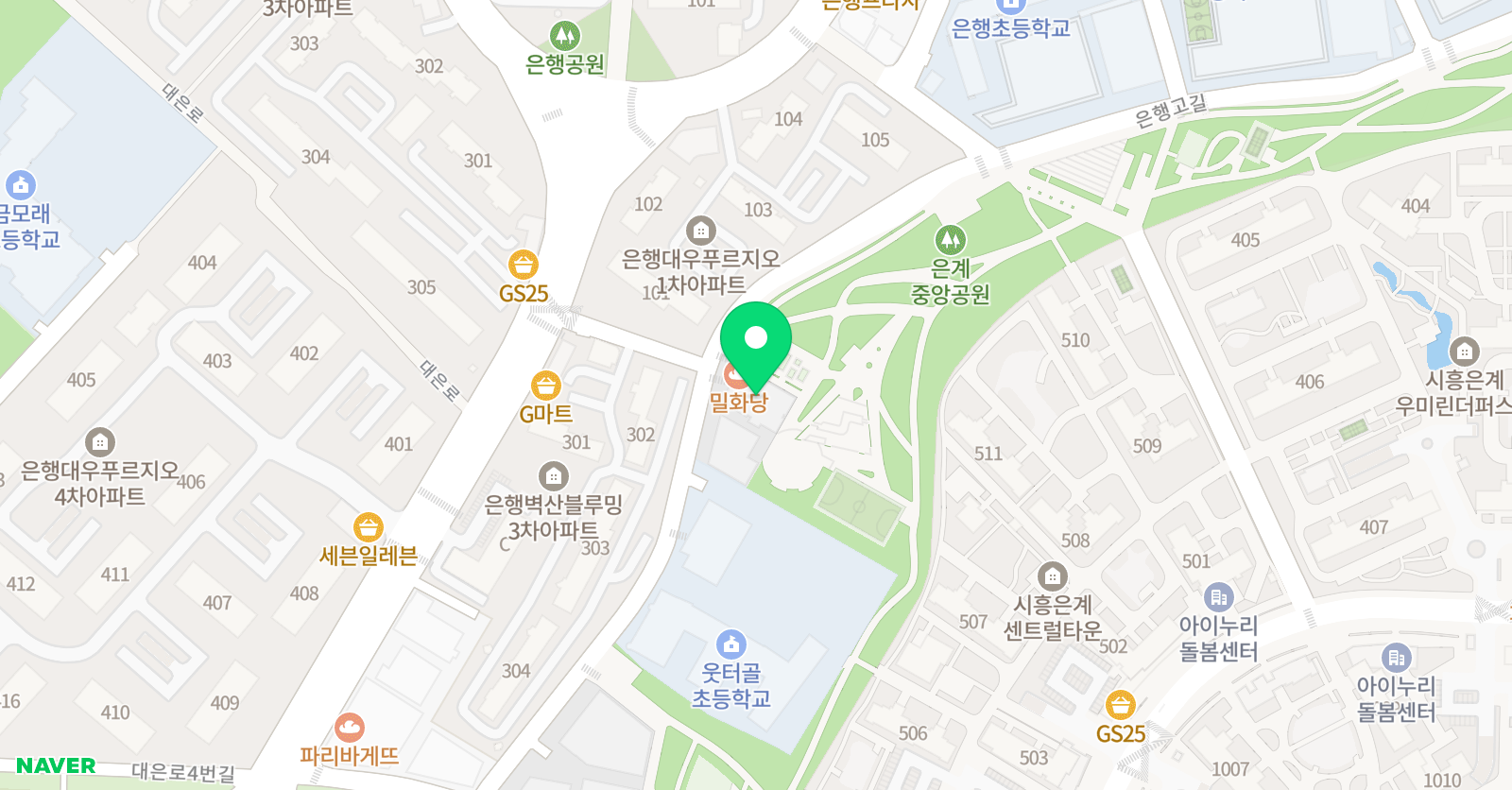 라온 피아노교습소 위치