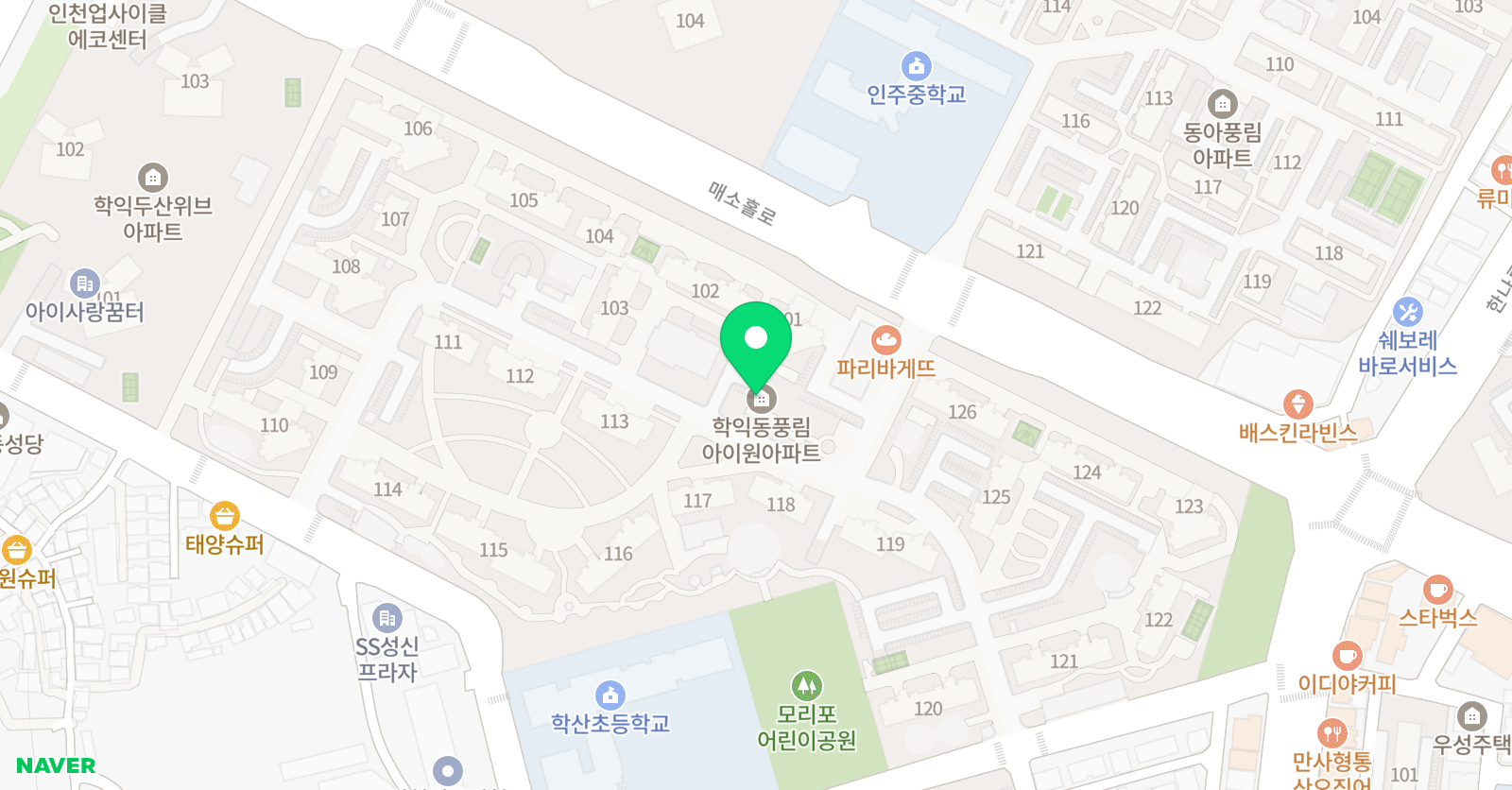 삼성 영어 학산프라임 학습관 위치