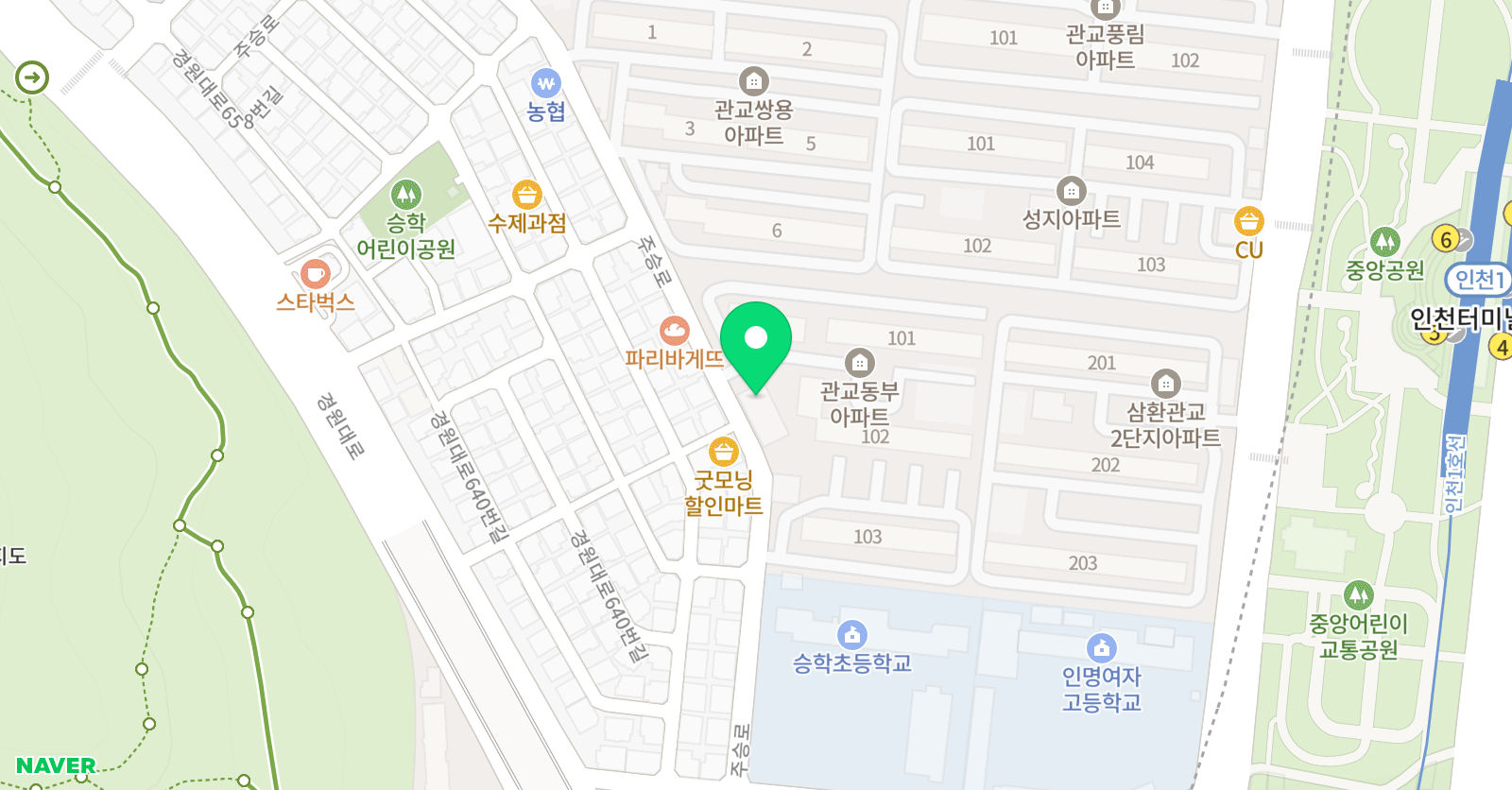 으랏차 태권도 위치