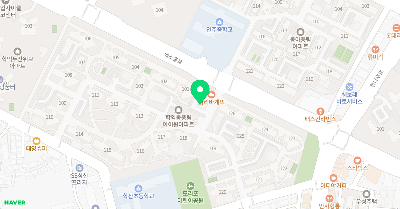 정석 수학 위치