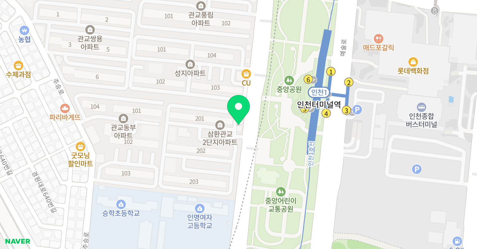 관교 서강영어교습소 위치