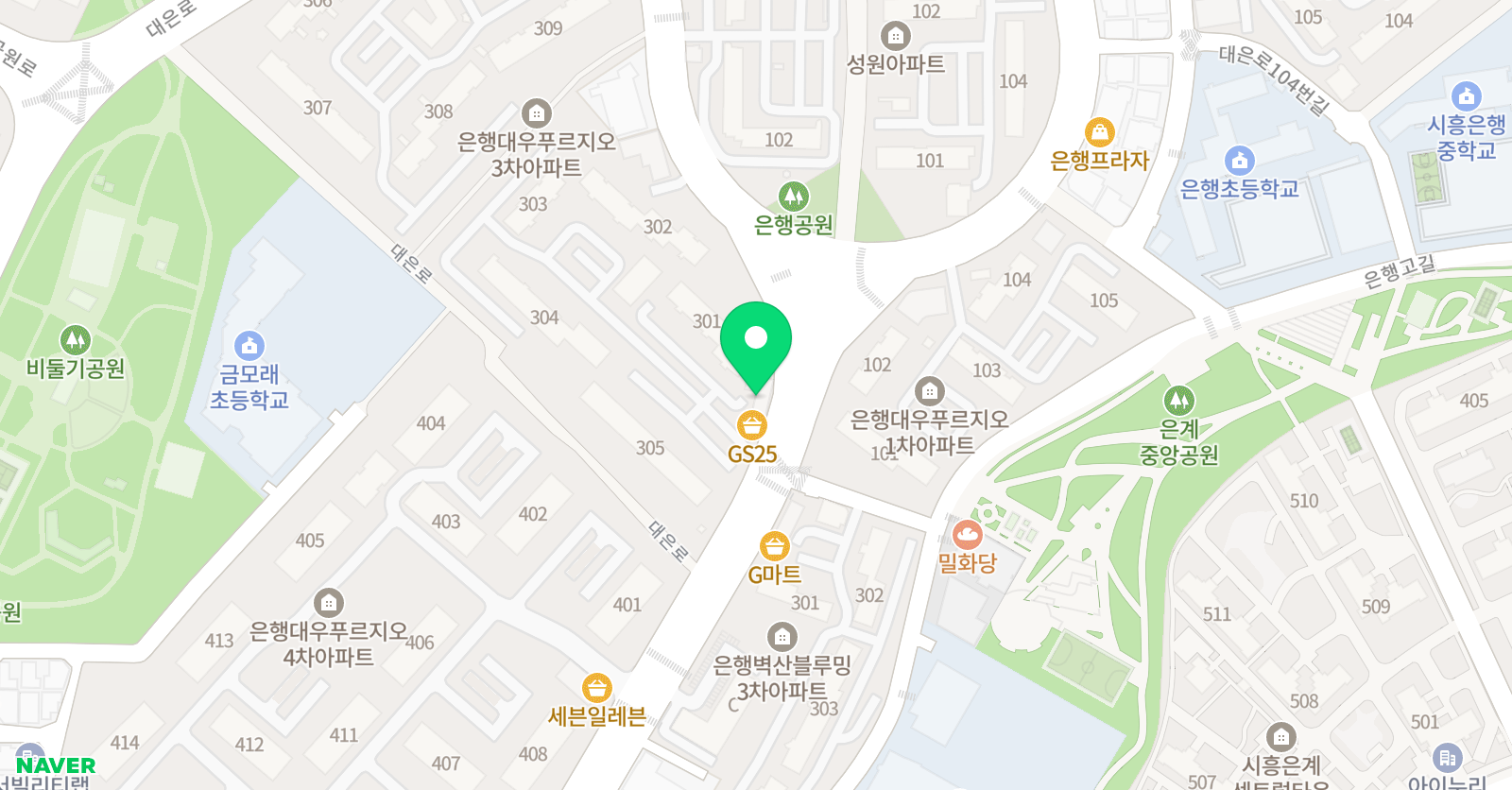 칸탄테 플룻피아노음악교습소 위치