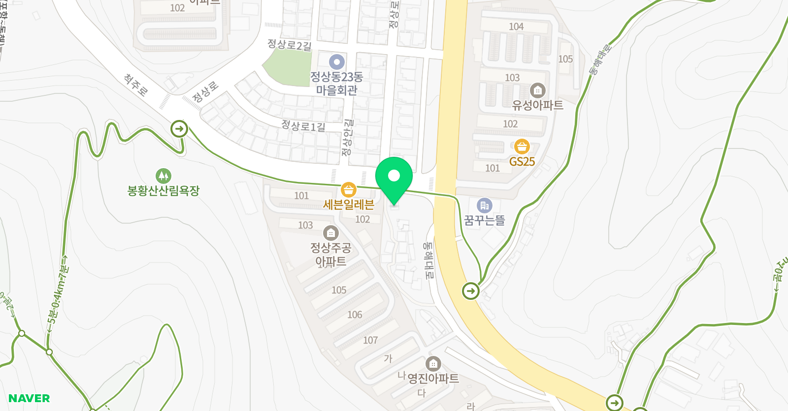 깐스뮤직 위치