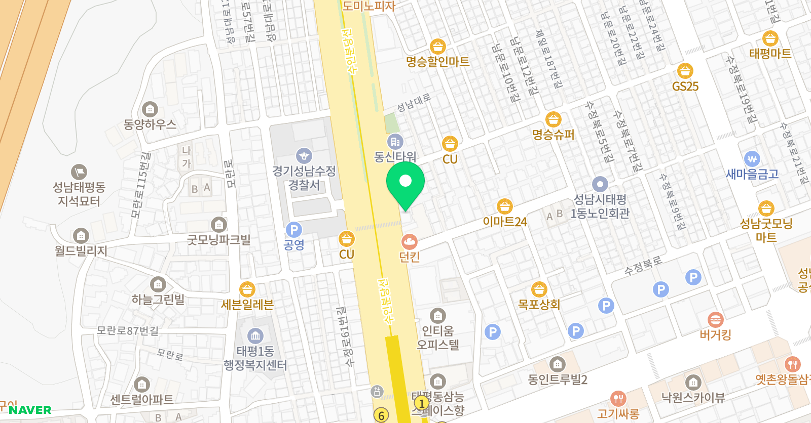 위너스 학원 위치