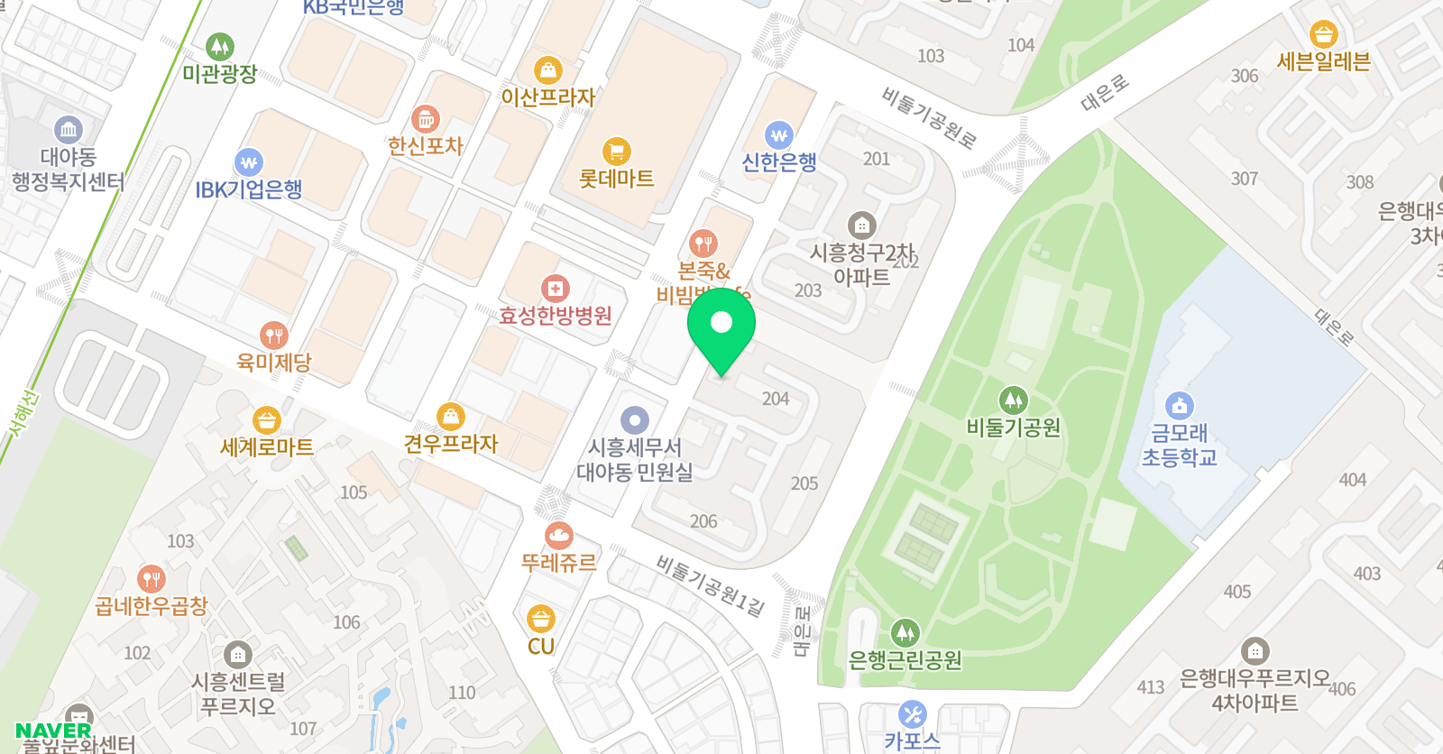 리엘 음악학원 위치