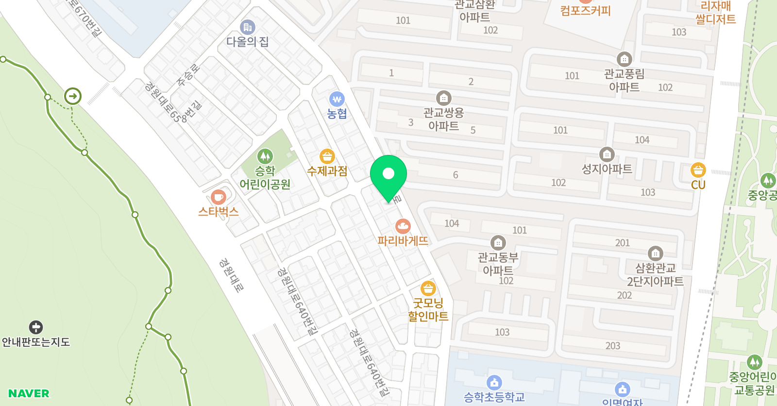 토론하는아이들 논술학원 관교 동부 GLE 센터 위치