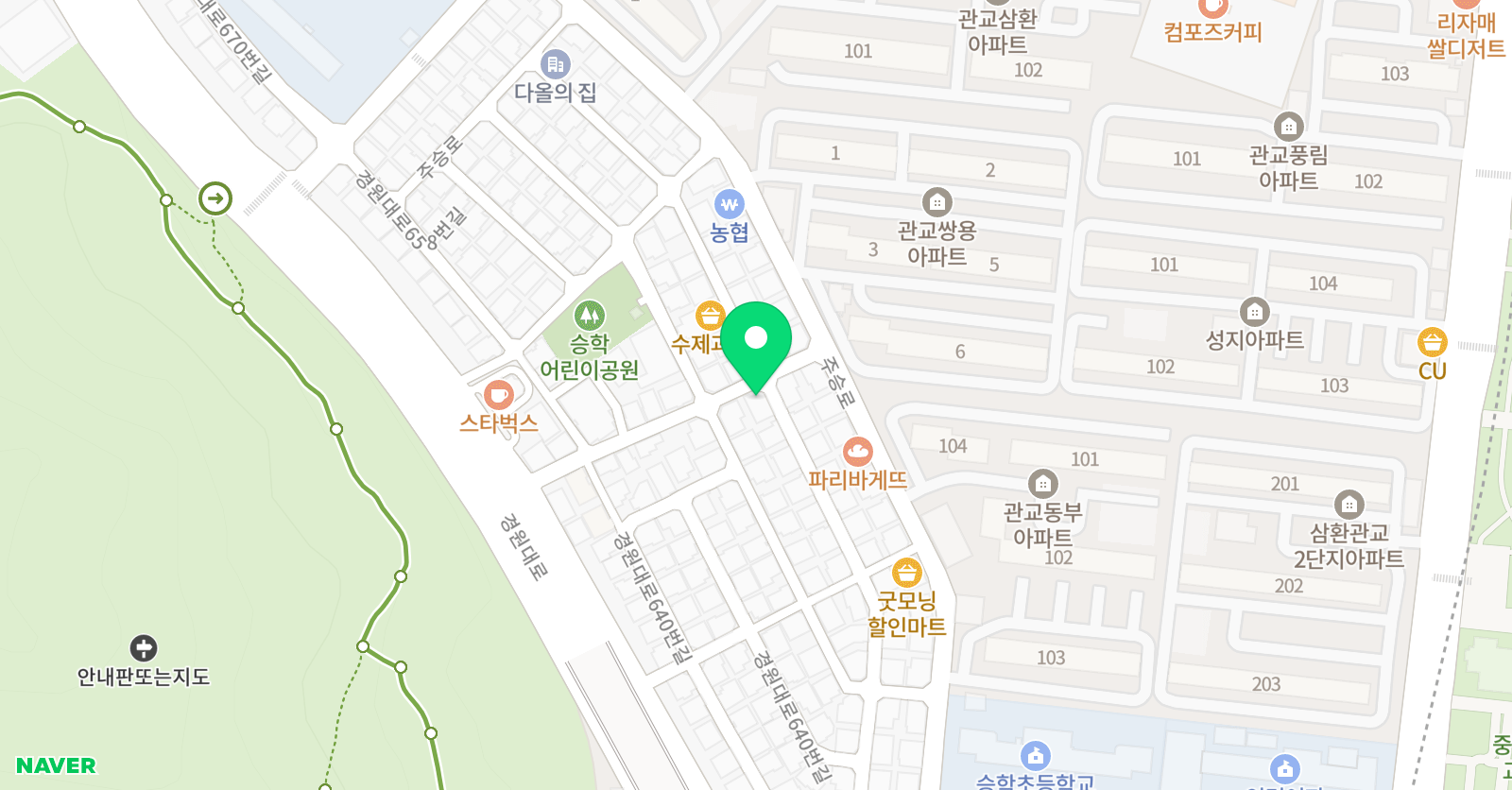 민즈 제3교시 학원 위치