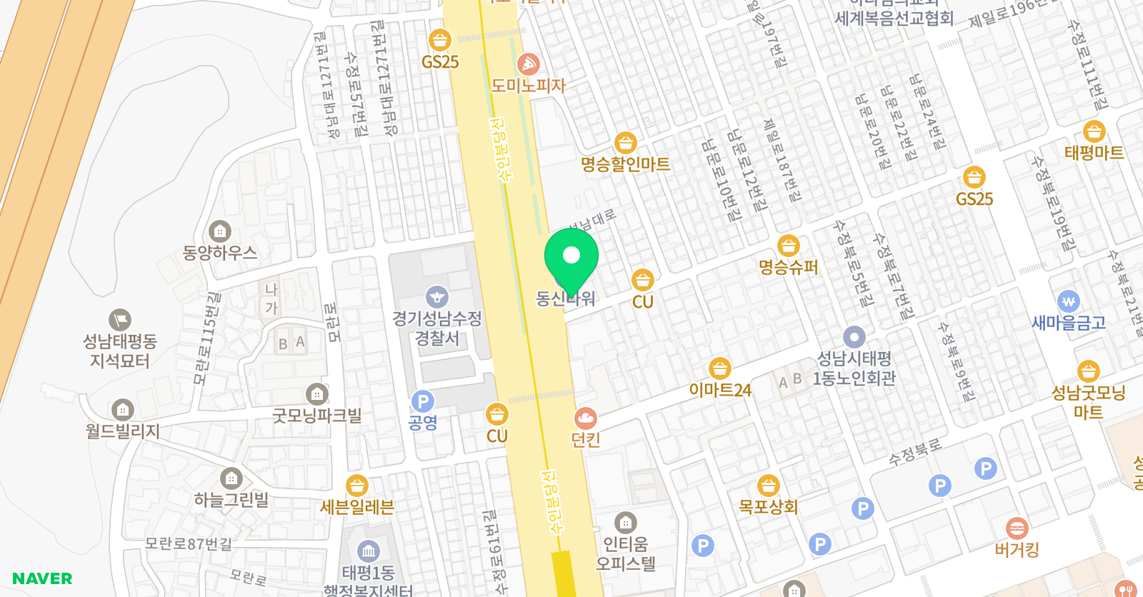 바롬 수학학원 위치