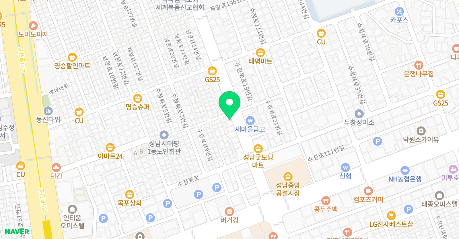 도레미 음악학원 피아노 위치