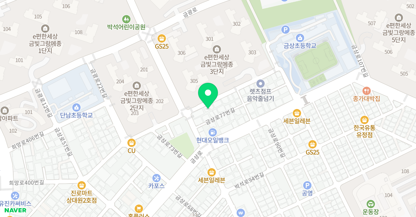 성남 금빛 검도관 위치
