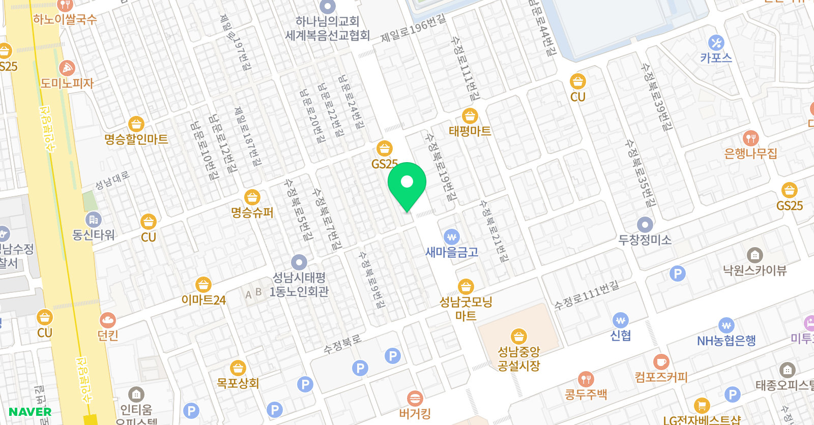 현 합기도 위치