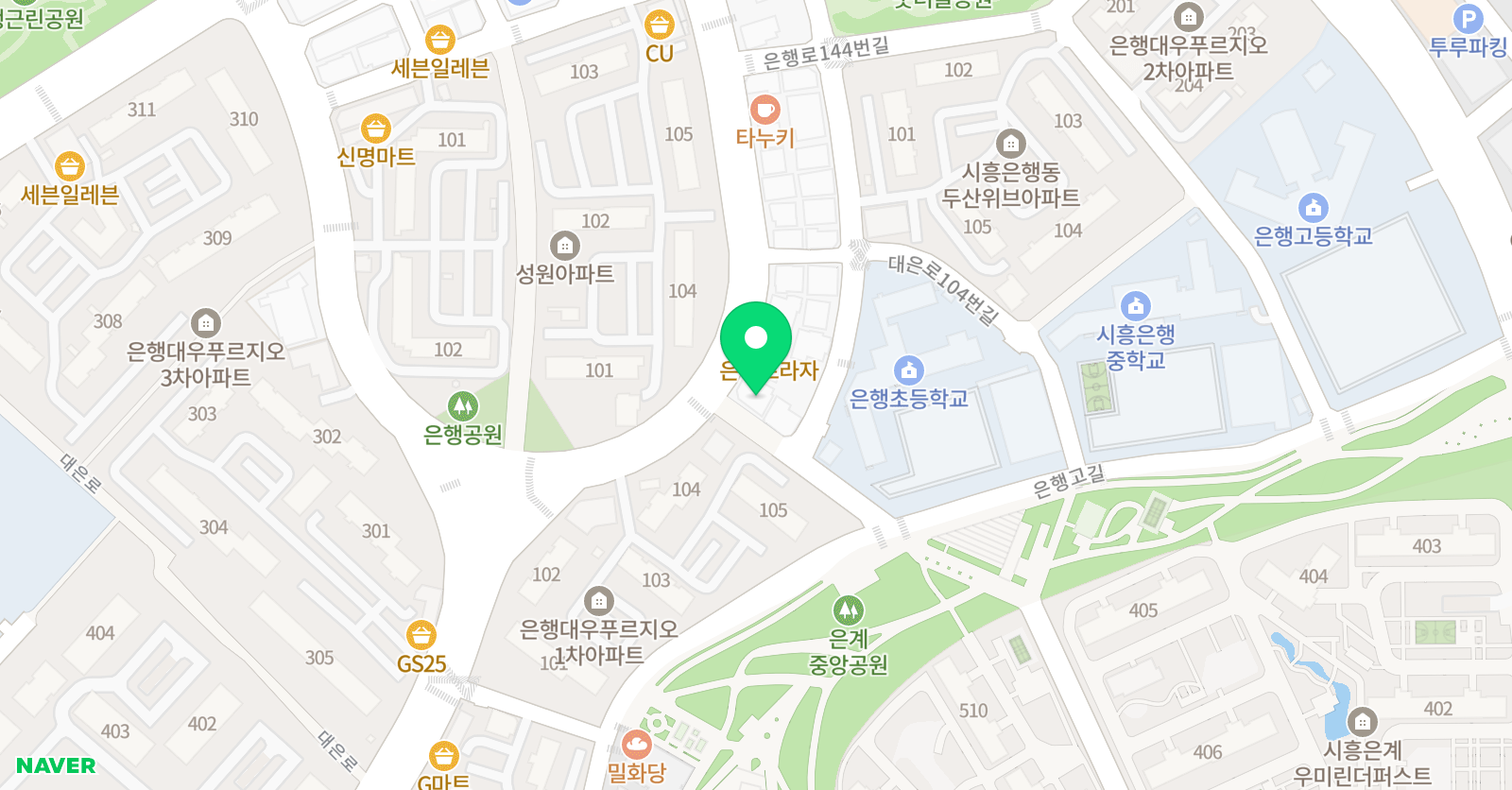 국가대표왕호 태권도장 위치