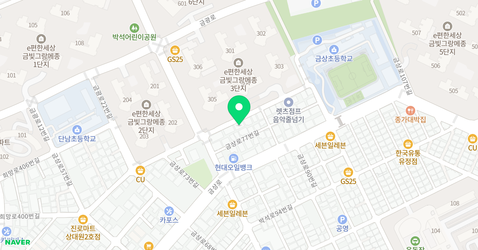 이레 피아노교습소 위치