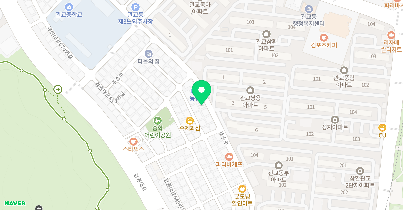 아인클랑 음악학원 위치