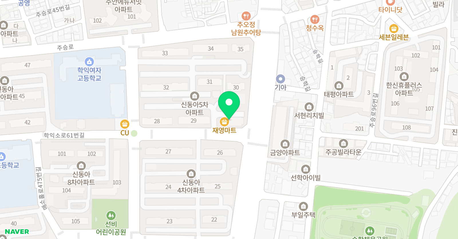 예인 음악학원 위치