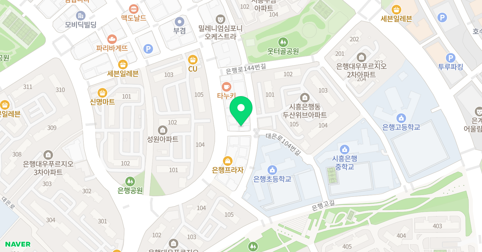 한솔 음악학원 위치