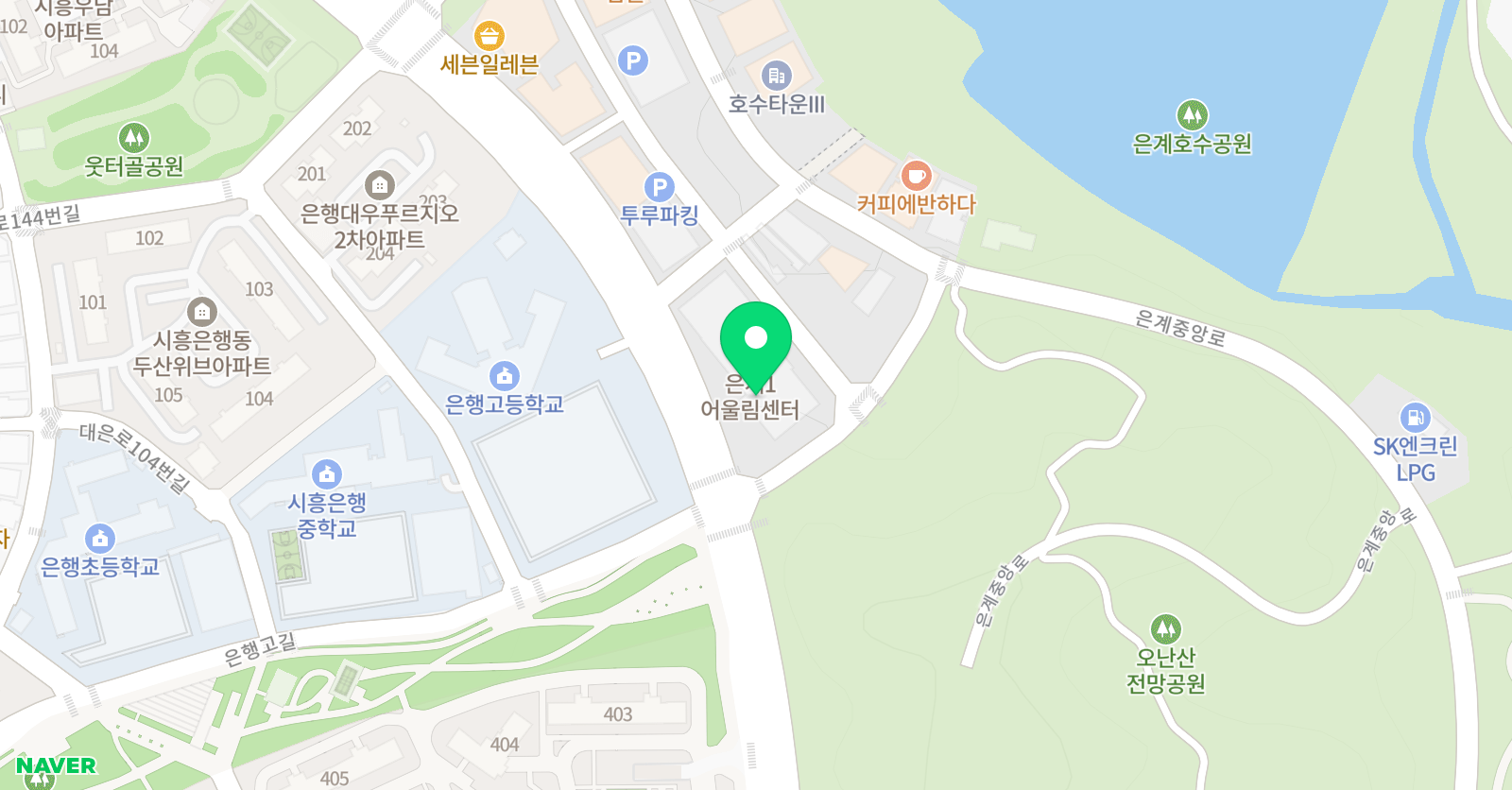 시흥아이꿈터 위치