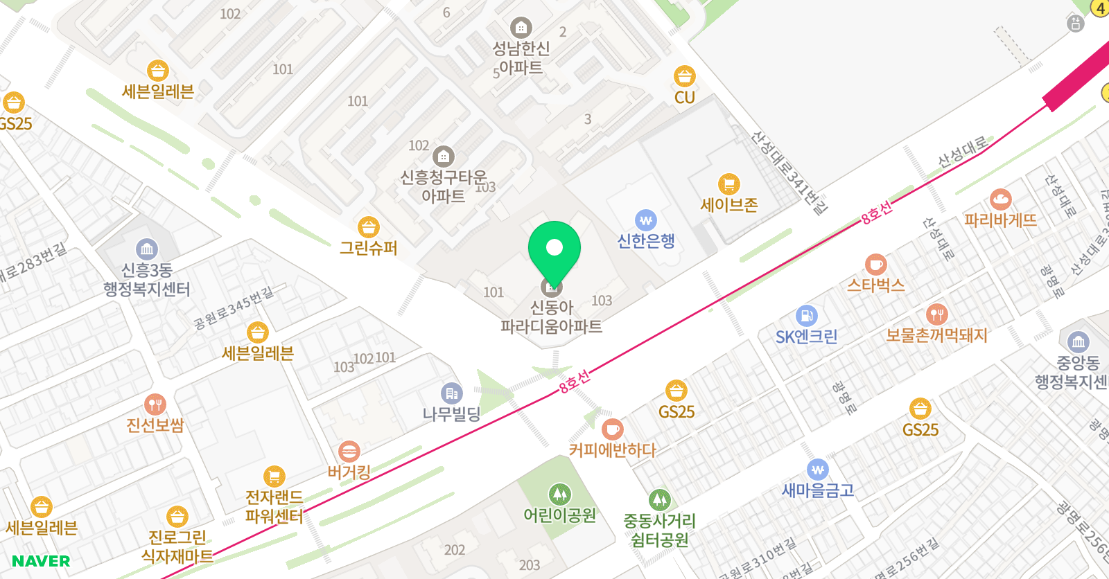 이화클라비어 음악학원 위치