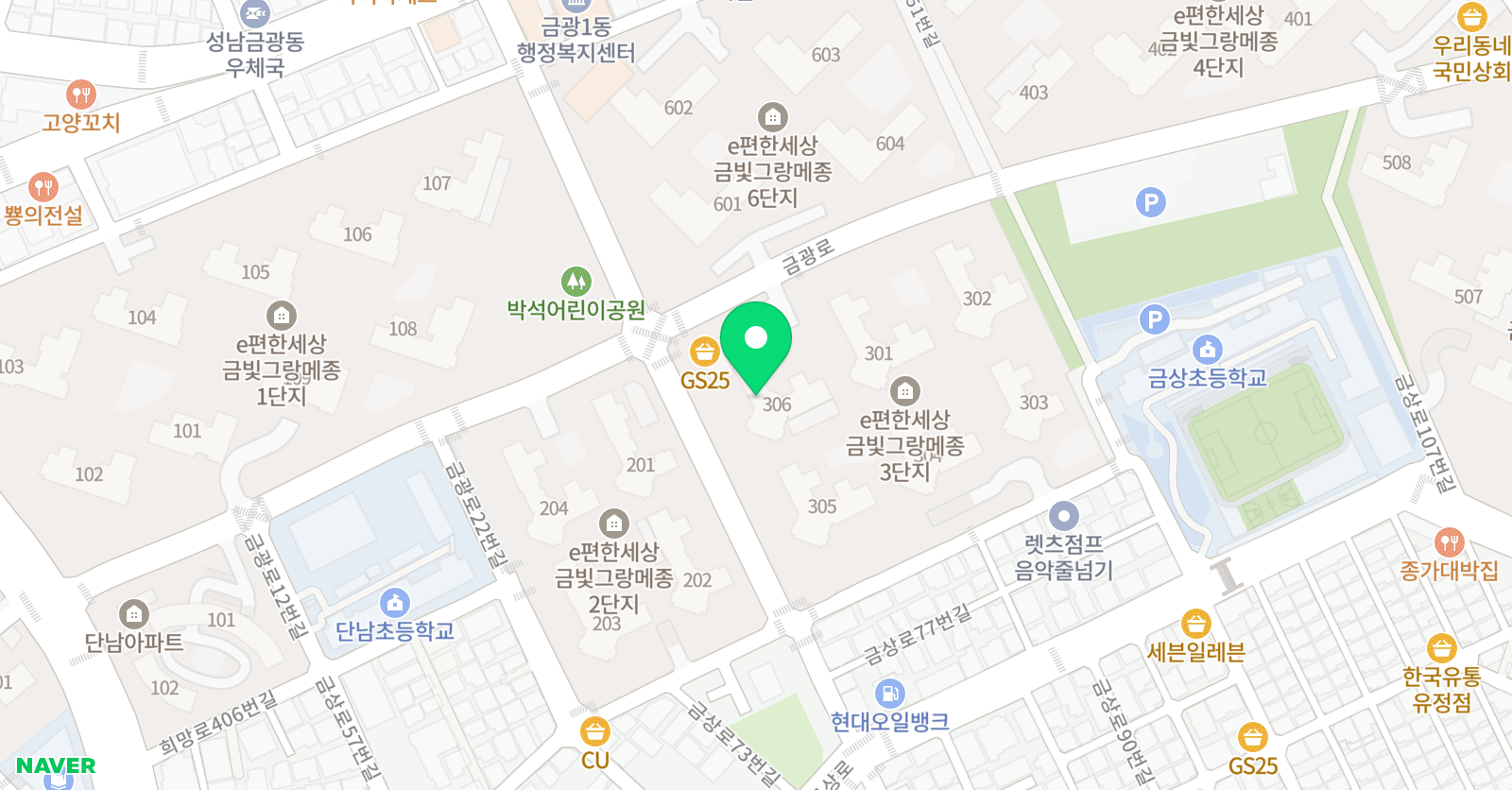 빨간펜 수학의달인 금빛그랑메종점 위치
