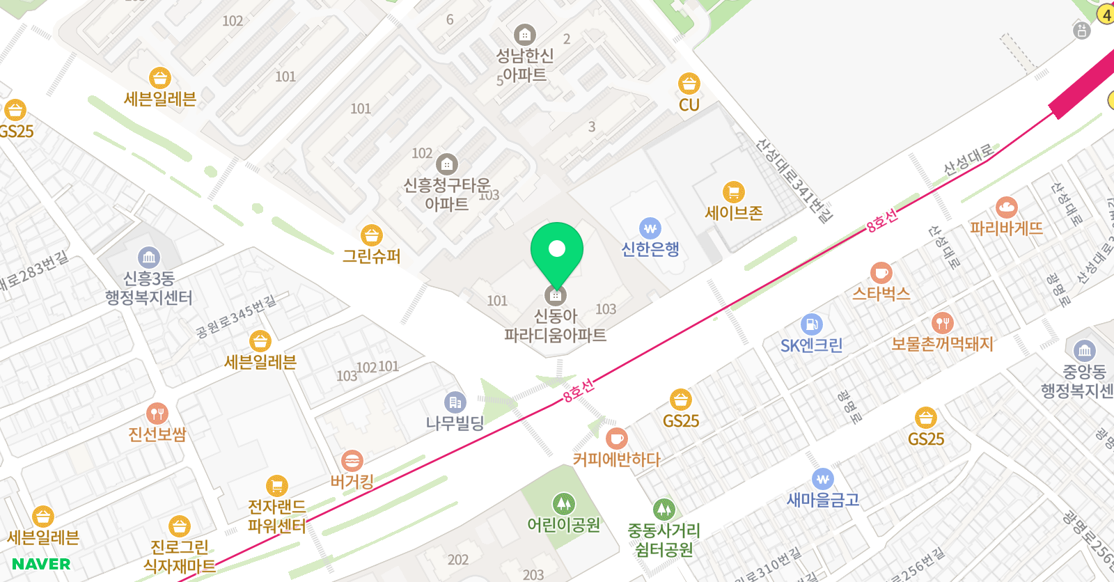 유쌤 학원 위치