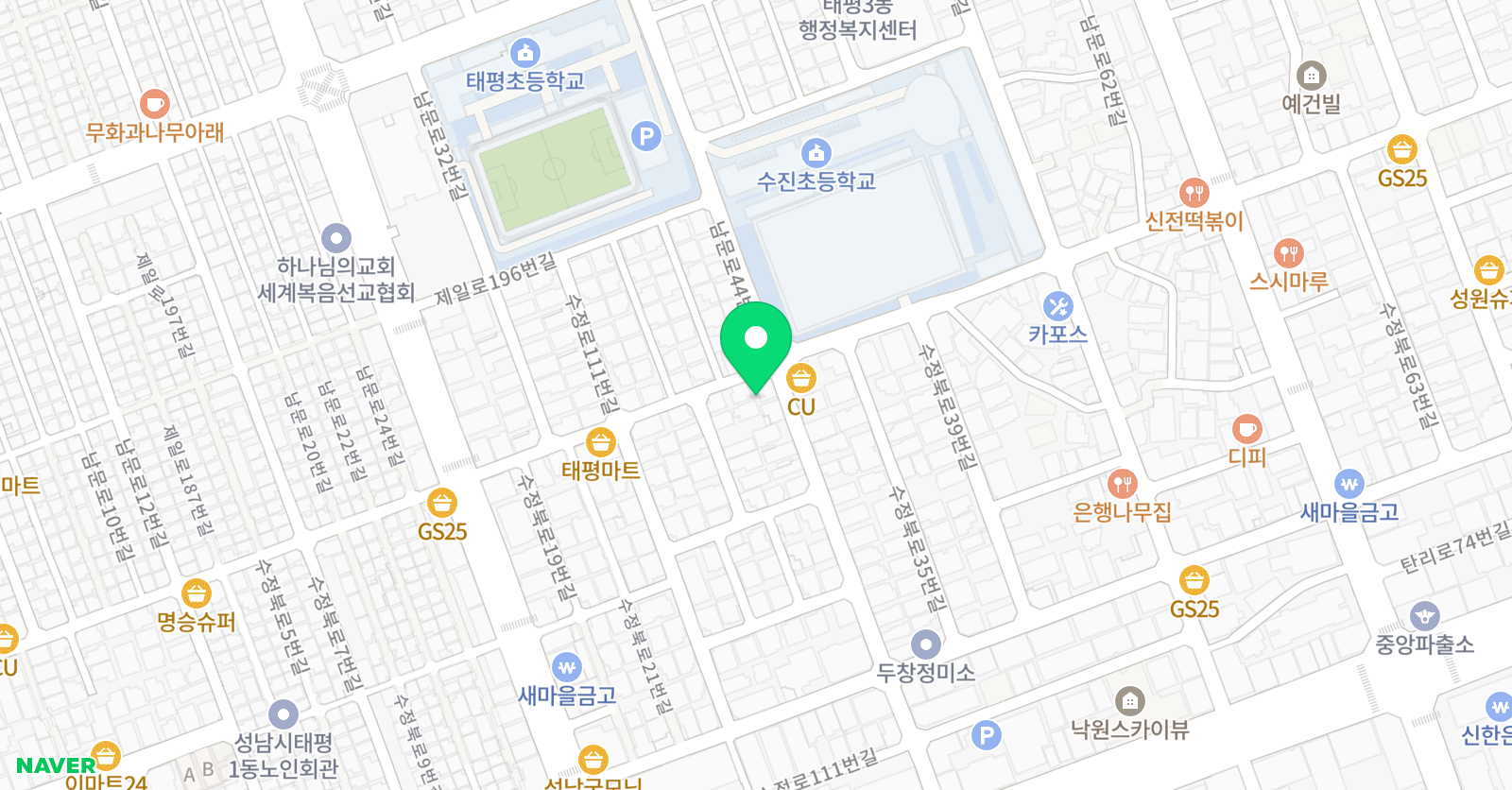 한솔 음악학원 위치