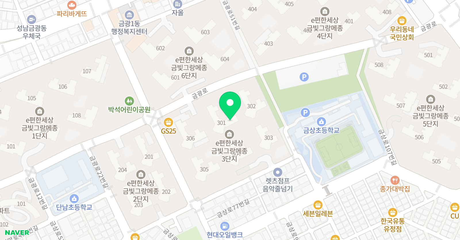 그림나무창의미술 그랑메종 교육원 위치