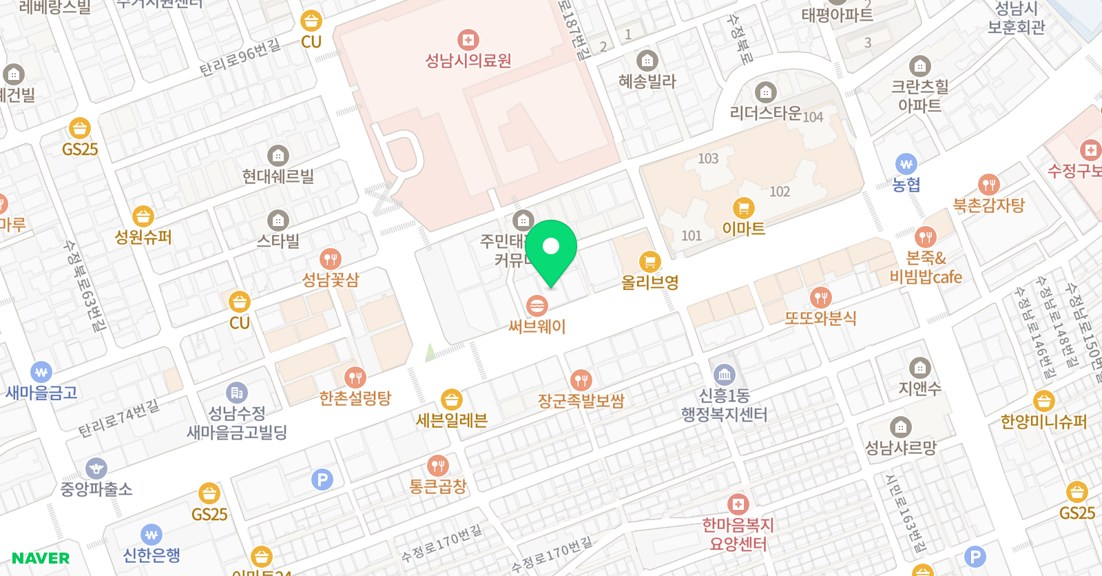 애니파인 만화학원 위치
