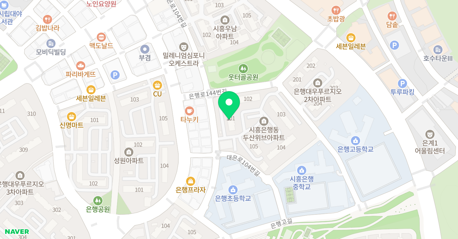 기탄 사고력교실 은행두산점 위치
