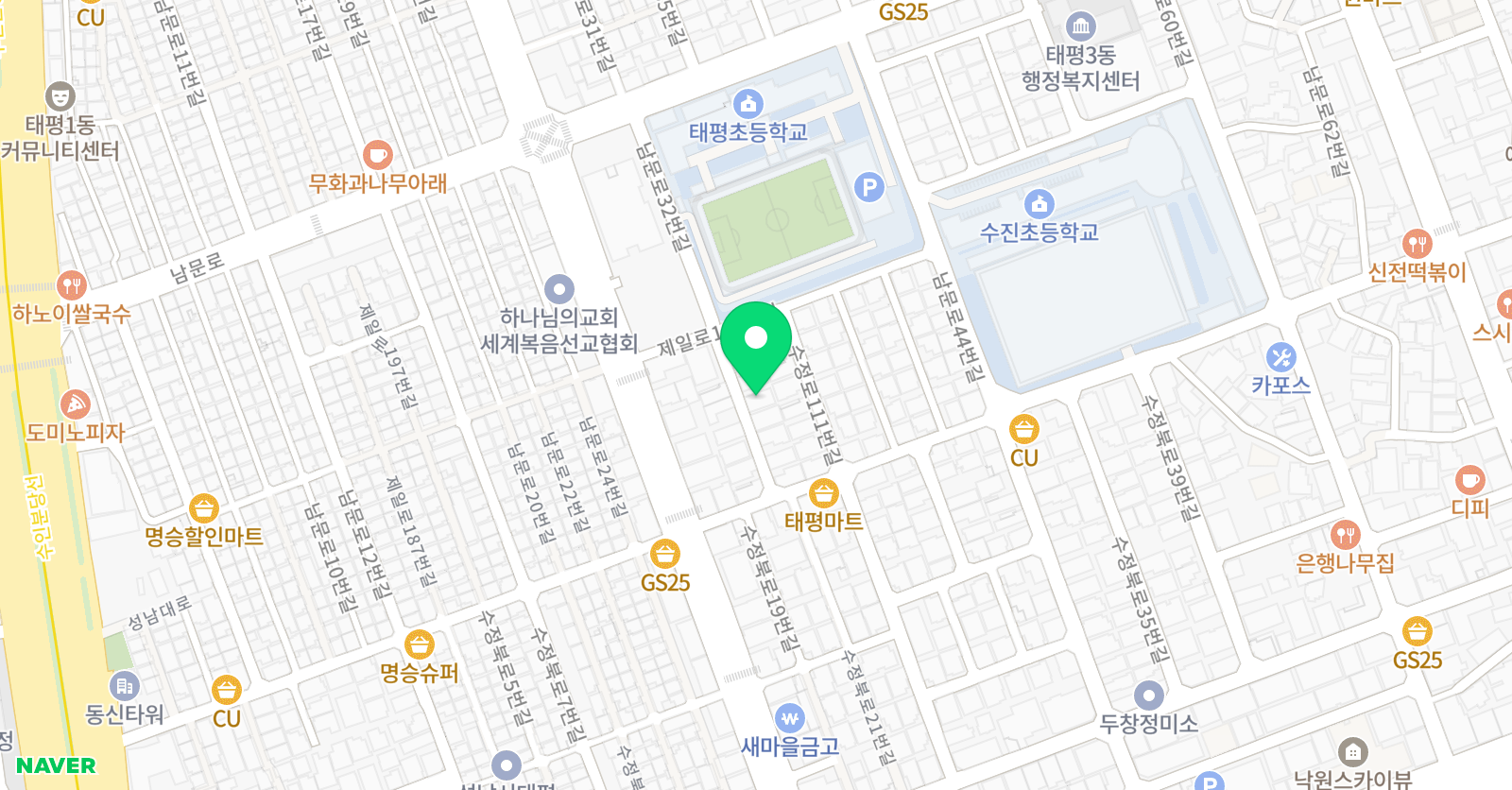 오쌤공부방 위치