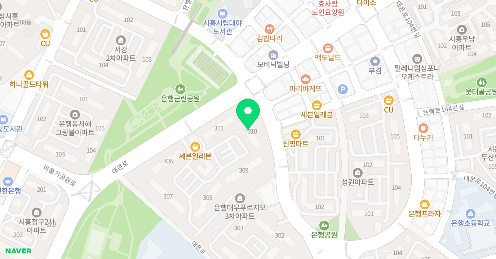 기탄 사고력교실 은행푸르지오3차교실 위치