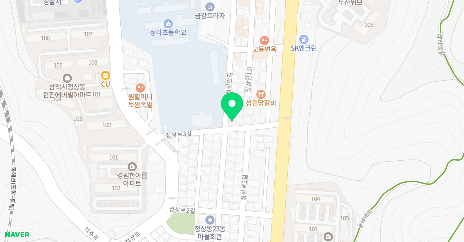 하이얀 피아노 위치