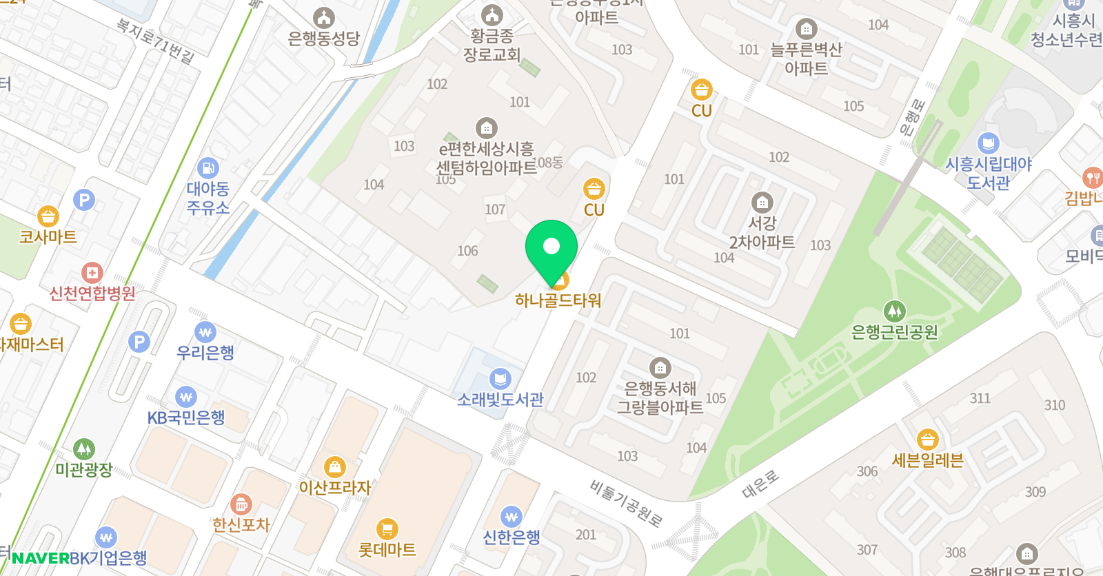 경희대왕호 태권도장 위치