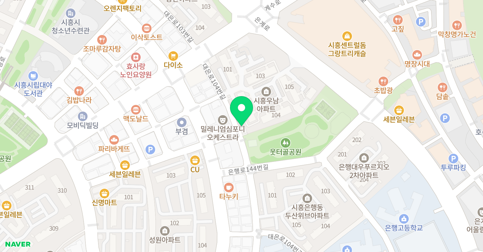 소리 음악학원 위치