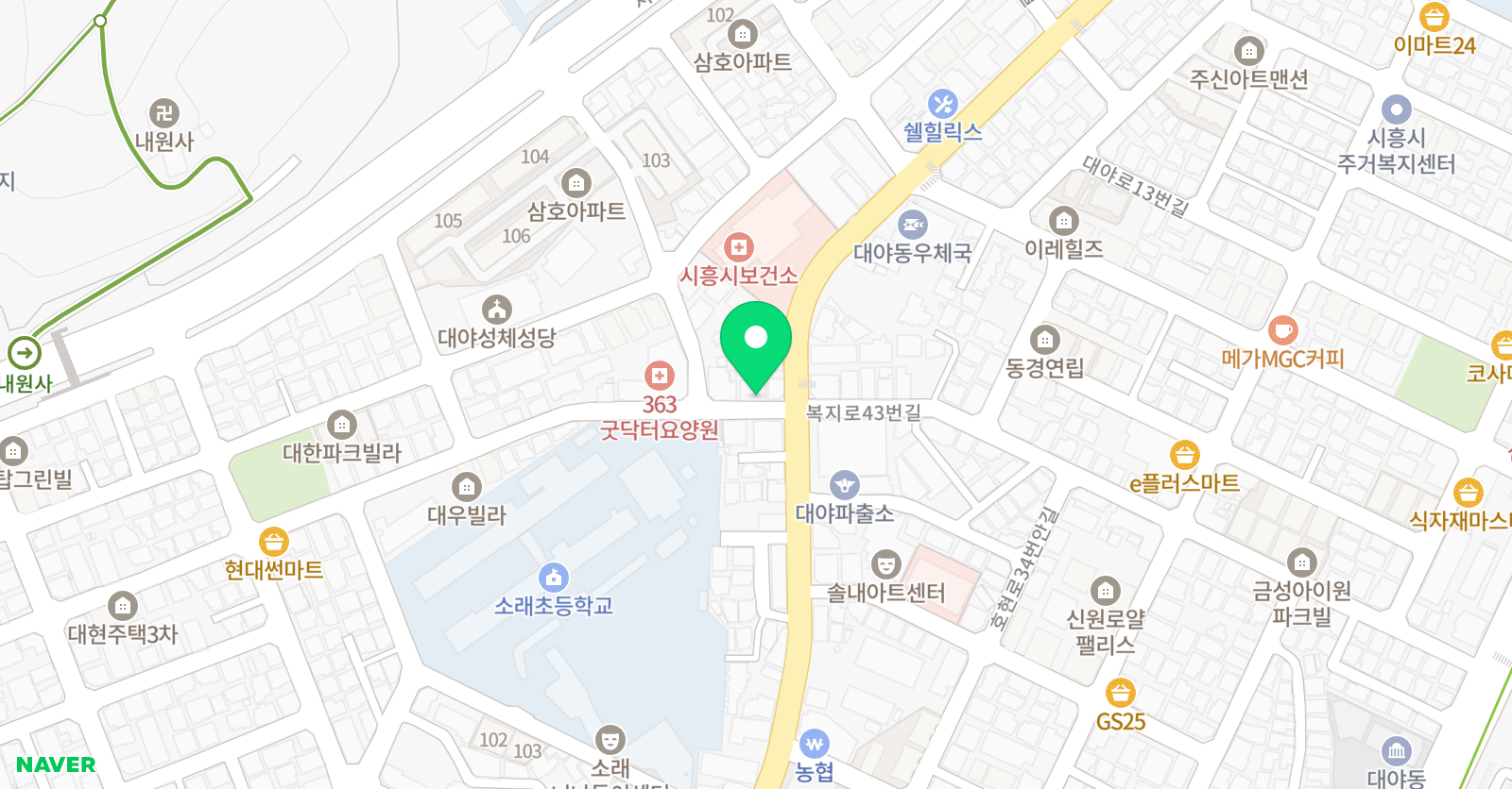 다인 미술교습소 위치